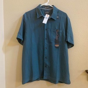 NWT Quicksilver Button-Down Top - Teal